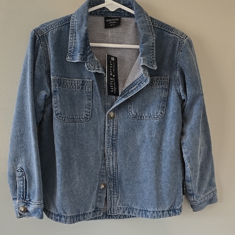 Little Bipsy Lined Denim Jacket